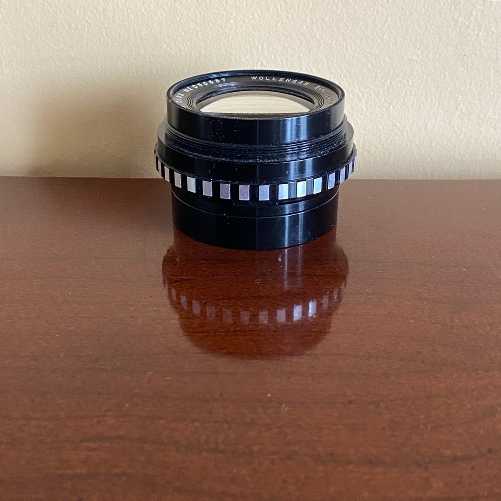 Wollensak 8 1/4” 209mm Raptar Copy Camera Lens f 4.5
